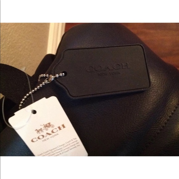 🛍SOLD🛍 NWT COACH Unisex Backpack 🎒 Houndstooth - Picture 8 of 12